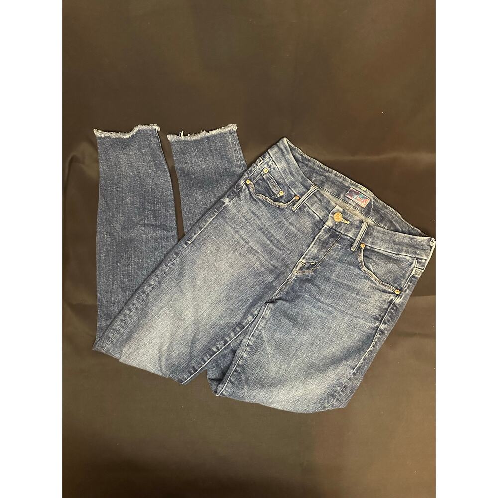 MOTHER The Looker Ankle Women Jeans in Girl Crush Wash Sz 25